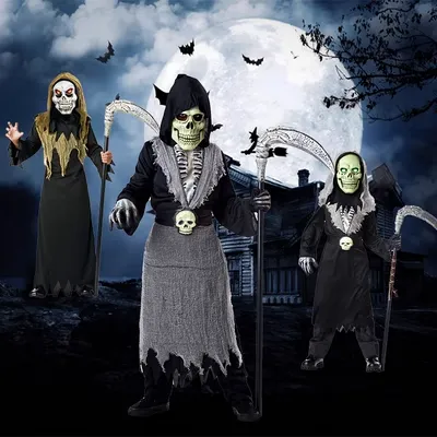 trang phục haloween Mới Halloween Trẻ Em Trang Phục Kinh Dị Quỷ Quỷ Đỏ Ma Cà Rồng Zombie Cosplay Bộ Đồ Bé Trai sự tích halloween