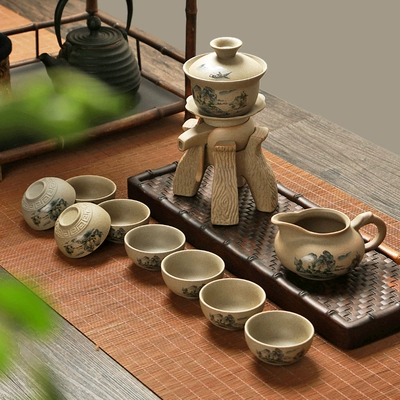 Bộ pha trà gia đình sang trọng, Bình pha trà du lịch đá lười tự động rót