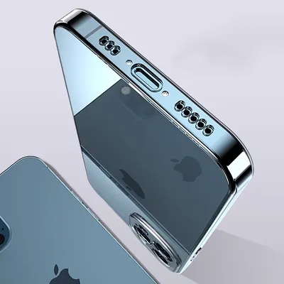 Ốp điện thoại di động thích hợp cho iPhone 13/12/11 phone case trong suốt silicone mini đơn giản siêu mỏng chống rơi ốp bảo vệ điện thoại mềm 6/7/8/s/se/plus