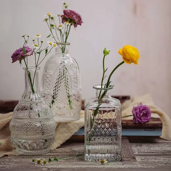 2 lọ hoa mọng nước Châu Âu Địa Trung Hải loạt hình bầu dục giải trí mặt bàn bằng gốm - Vase / Bồn hoa & Kệ