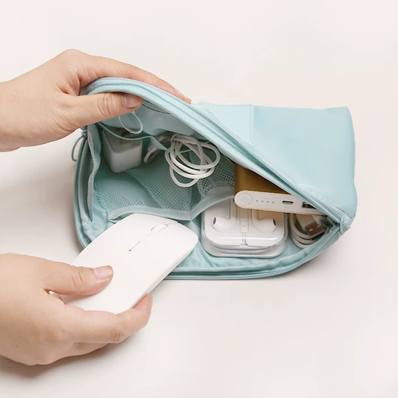 Dữ liệu du lịch cáp lưu trữ túi tai nghe hộp lưu trữ mini sạc di động hoàn thiện túi điện tử gói sản phẩm kỹ thuật số hộp đựng airpod pro