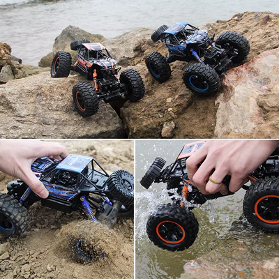 Điều khiển từ xa lớn xe off-road Xe bốn bánh sạc xe leo núi tốc độ cao đua xe đồ chơi trẻ em 4-7 tuổi đồ chơi đội bay siêu đẳng
