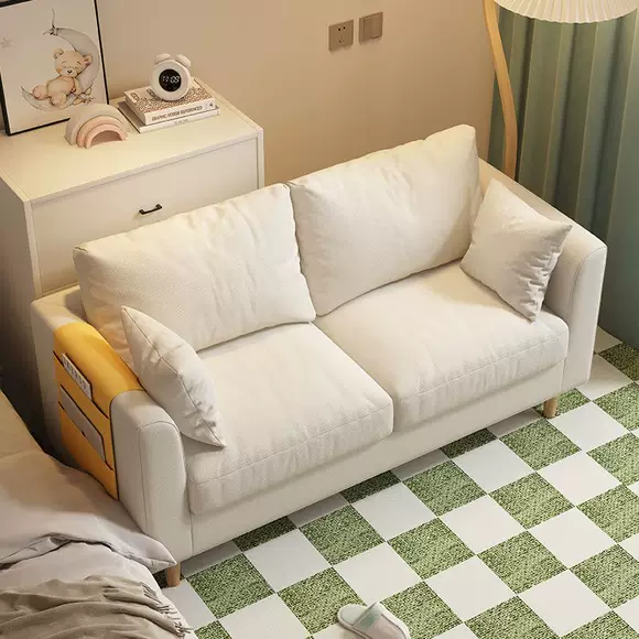 Tay vịn nhà hàng kết hợp lớp Hu Humu khách sạn giải trí sofa vải kết hợp phòng khách 3 + 2 + 1 hiện đại nhỏ gọn sopha giá rẻ