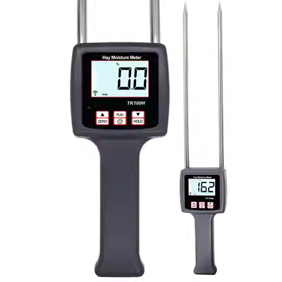 Máy đo độ ẩm thức ăn gia súc cầm tay TK100 Máy đo độ ẩm rơm rạ Máy dò độ ẩm máy đo ngũ cốc kett