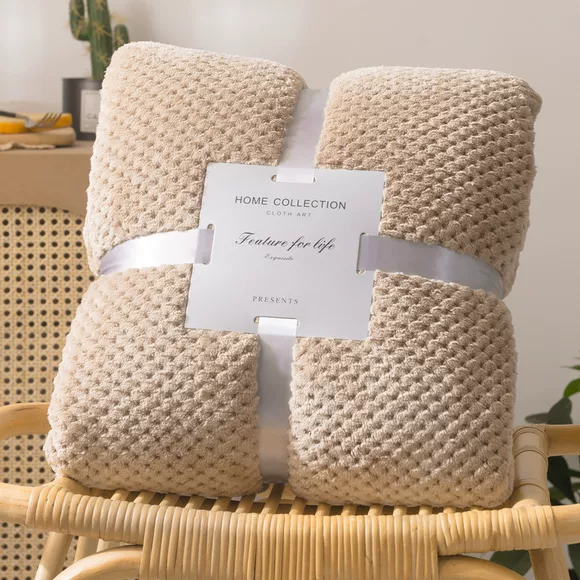 Nap in sofa tua đan chăn bông văn phòng điều hòa không khí cotton - Ném / Chăn