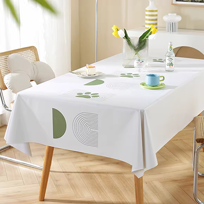 4 rìa gắn PVC cách nhiệt mat chống trượt mat thảm rửa bảng châu Âu đế lót ly khay dao kéo - Khăn trải bàn thảm trải bàn ăn