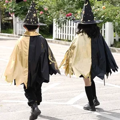giới thiệu về halloween Quần áo trẻ em Halloween, trang phục áo choàng bé trai, quần áo cos, áo choàng phù thủy, trang phục phù hợp với trang phục mẫu giáo tranh halloween đơn giản
