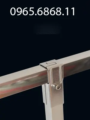 ốc vít lục giác Khớp nối sắt vuông chất liệu thép không gỉ kích thước 30x30 kẹp ống thép hai chiều, ba chiều ốc và vít