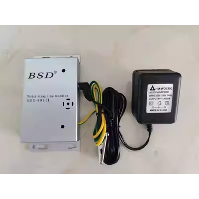 Vòng đeo tay báo động chống tĩnh điện BSD-401-11 vòng điện trực tuyến màn hình 401-II vòng đeo tay thử nghiệm