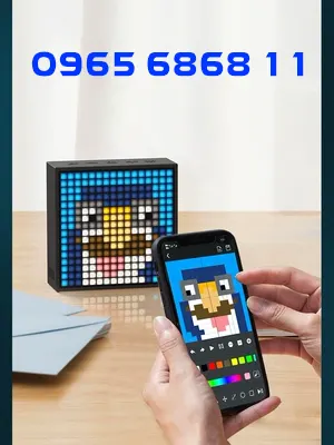 cục phát wifi mini Máy chơi game Divoom trò chơi pixel tích hợp đồng hồ báo thức loa bluetooth không dây cục phát wifi di dong