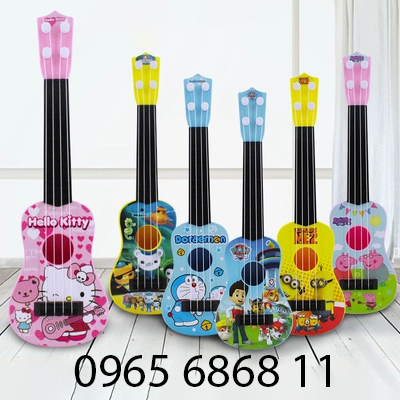 Đàn guitar cho bé- Nhạc cụ luyện tập cho trẻ- Đồ chơi giáo dục âm nhạc cho trẻ từ 3-5 tuổi