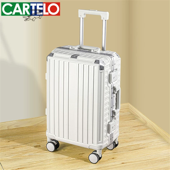 Túi du lịch gấp ngắn có thể được đặt trường hợp xe đẩy túi du lịch túi xách tay túi hành lý công suất lớn túi thể dục nhẹ - Vali du lịch
