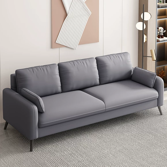 Giường gấp ghế sofa 1.8 đa chức năng căn hộ nhỏ kết hợp đơn giản sofa vải nhỏ giường sofa 1.5 sofa văng