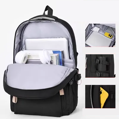 Schoolbag Huali nữ 2023 phong cách Nhật Bản Balo đi học học sinh trung học đại học ba lô du lịch thời trang