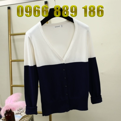 Cardigan của phụ nữ áo len 2018 mùa thu mới bf phong cách thời trang màu sắc phù hợp với ngắn áo mỏng dài tay áo chống nắng quần áo cardigan áo len form rộng