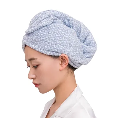 Mũ lưỡi trai khô Sanli nữ túi thấm khăn xếp dài mũ tắm khô nhanh khăn dày khăn sấy tóc dễ thương