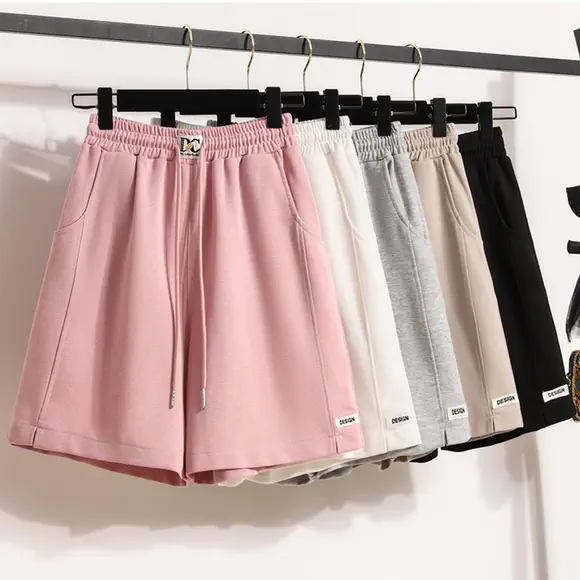 Quần lửng ống suông da pu nữ mùa đông 2018 mới mùa thu đông mẫu phiên bản Hàn Quốc eo cao cỡ lớn hoang dã mặc bên ngoài quần bốt quần short nữ ống rộng