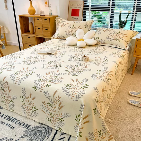 Bộ đồ giường Jiulubao Simmons Cover Giường trải giường Khăn trải giường Nệm đơn Tấm chống trượt Ga chun và ga phủ