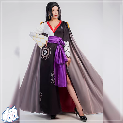 One Piece Theater Công Chúa Hancock Hoàng Hậu Cos Phù Hợp Với Màu Đen Trắng Cosplay Phù Hợp Với Anime