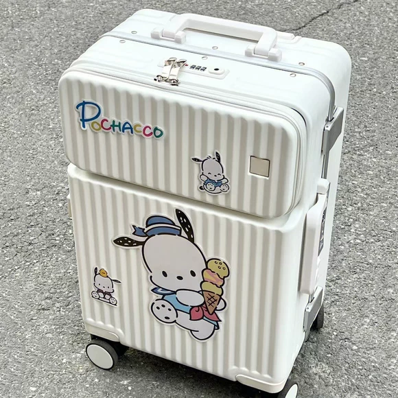 Túi du lịch có thể gập lại túi hành lý xách tay nữ dung lượng lớn vali hello kitty