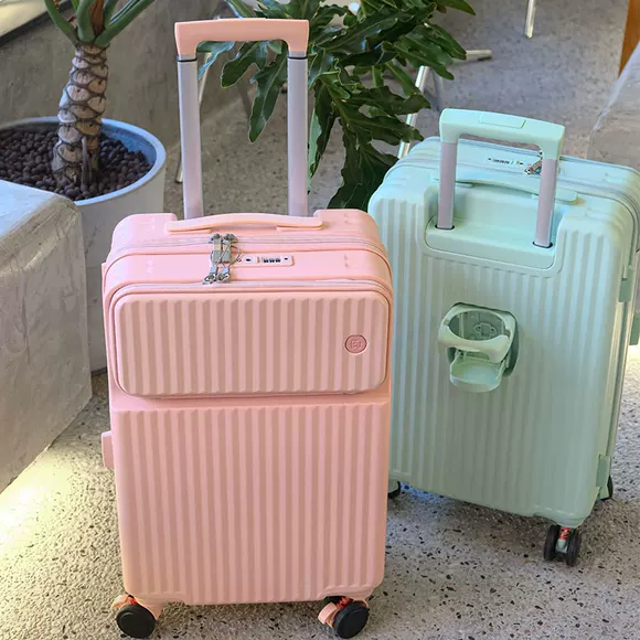 Túi du lịch gấp có thể được đặt túi đựng xe đẩy cho nam và nữ công suất lớn Túi đựng đồ nội trú Hàn Quốc nhẹ túi xách du lịch khoảng cách ngắn - Vali du lịch vali hồng
