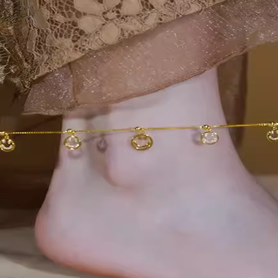 Vòng tay kết hợp kim cương đơn phong cách Nhật Bản ánh sáng sang trọng dành cho nữ ins thiết kế thích hợp bằng thép titan vàng hồng 18k boudoir dây chuyền mật ong sinh viên đơn giản