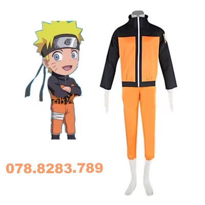 Naruto tùy chỉnh 
            - Naruto Uzumaki Thế hệ thứ 2 COS Hoạt hình dành cho nam Bộ đồ tùy chỉnh