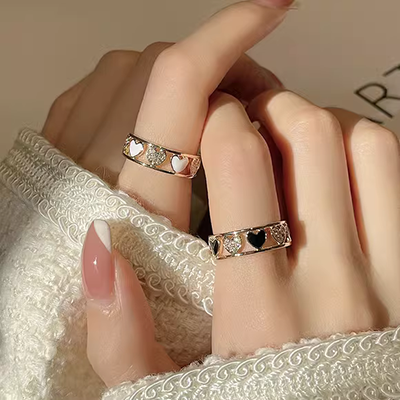 Vòng đeo tay Khóa điện thoại di động cho vivo Huawei OPPO kê Apple nhẫn ngón tay sáng tạo cá tính đa chức năng - Nhẫn nhẫn cưới vàng trắng