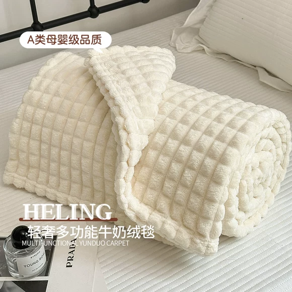 Nhung chăn ga gối flannel chăn giải trí chăn len san hô lông cừu chăn mền nhung cao cấp