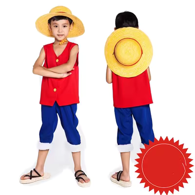 One Piece cos quần áo Vua Hải Tặc trẻ em Luffy Luffy hiệu suất Anime cosplay trang phục Hóa trang Halloween Bộ hoàn chỉnh cosplay one piece sanji