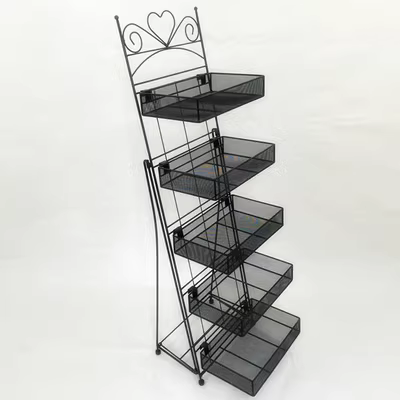 Sản phẩm chăm sóc da màu hồng sơn móng tay kệ làm móng tay kệ trưng bày sàn đứng hình thang sản phẩm son môi tủ đơn giản - Kệ / Tủ trưng bày tủ trưng bày tiệm tóc