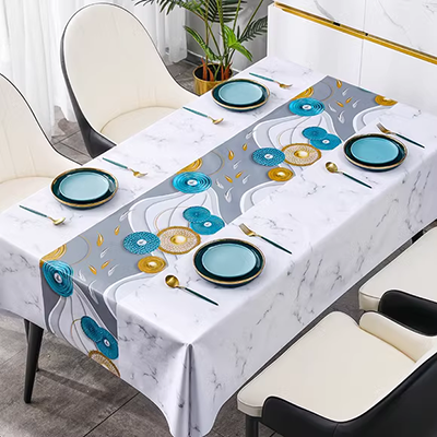 Châu Âu không thấm nước dùng một lần khăn trải bàn nhà hàng khách sạn nhà tròn lớn bàn tròn vải bàn vải vải tấm trải bàn