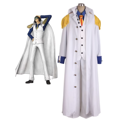 Tùy chỉnh 
            Một Mảnh ban đầu đô đốc thứ ba Aoji Kuzan anime Cosplay quần áo nam cosplay hancock