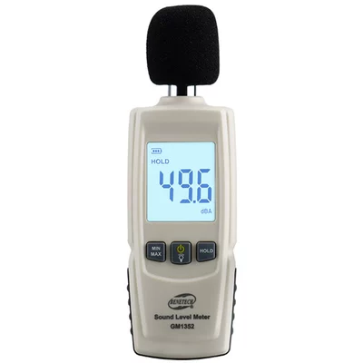 Máy đo decibel công nghiệp gia đình có độ chính xác cao Biaozhi GM1352 Máy đo mức âm thanh máy đo tiếng ồn kỹ thuật số mini tất cả trong một di động