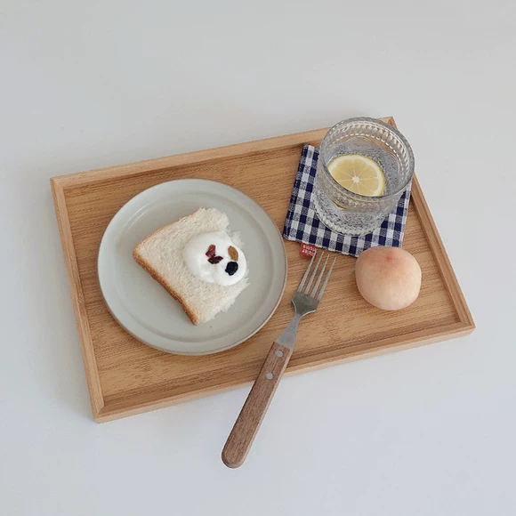 Khay bánh mì khay bánh mì bằng gỗ Bánh mì gỗ tấm nướng tươi khay gỗ khay trưng bày khay trưng bày - Tấm đũa mun