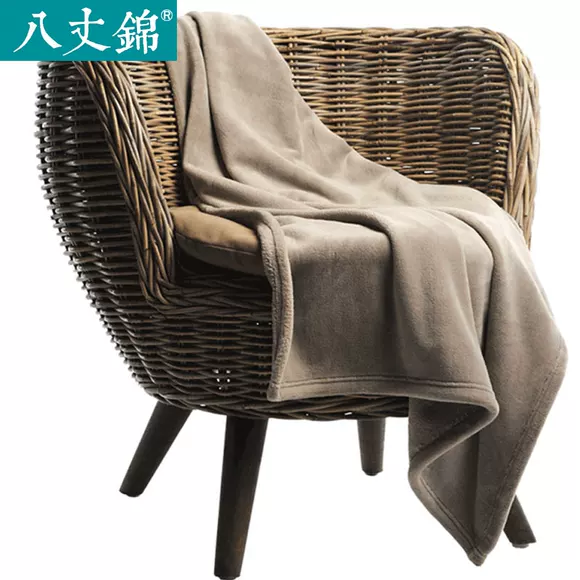 Fale nhung chăn tấm flannel sofa chăn chăn giải trí là màu tinh khiết san hô nhung chăn chăn chăn lông cáo