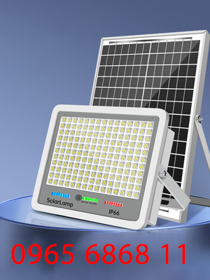Đèn pha năng lượng mặt trời siêu sáng điều khiển công tắc thông minh đèn led năng lượng mặt trời