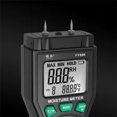 Fuyi độ chính xác cao máy đo độ ẩm gỗ máy đo độ ẩm tường xi măng gạch giấy độ ẩm máy dò đo độ ẩm bằng điện thoại
