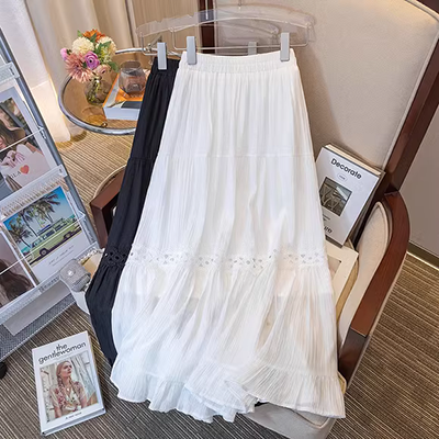 Quần áo nữ tính khí xu hướng thời trang nữ thần thời trang quạt gợi cảm váy mùa hè đầm plycodon yêu người đàn ông nhỏ bé - Váy eo cao váy xoắn bụng