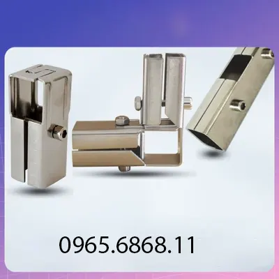 Khớp nối khung sắt hộp đầu nối vuông 25x25 lắp ráp bàn ghế nối ống thép vuông cố định đinh tán nhôm đặc