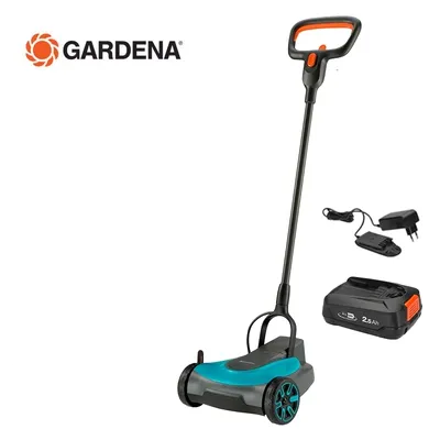 Đức nhập khẩu Gardiner điện máy cắt cỏ hộ gia đình nhỏ pin lithium máy cắt cỏ khu vườn nhỏ có thể sạc lại máy cắt cỏ