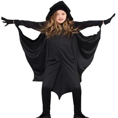 Trẻ em trang phục hóa trang Halloween cô gái Bát đầu lâu khung quần áo kinh dị ma cà rồng hóa trang hiệu suất