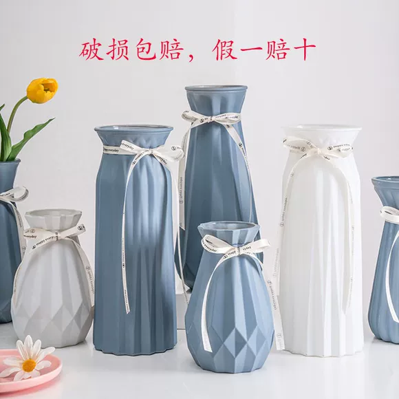 Chậu hoa gốm Những chậu hoa mọng nước / Bình hoa Dòng Địa Trung Hải rêu lớn - Vase / Bồn hoa & Kệ bình sứ cắm hoa