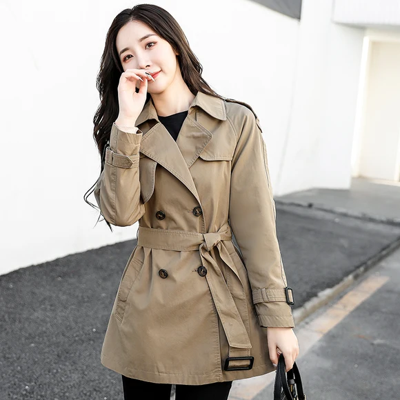 Mùa xuân mới 2019 và mùa thu Hàn Quốc bùng nổ thời trang áo khoác gió nữ trong phần dài của bầu không khí nóng bỏng xu hướng giản dị - Trench Coat