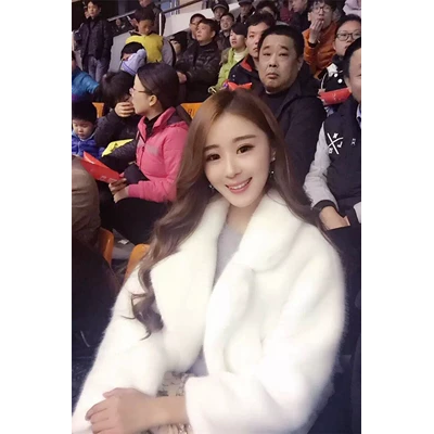 2018 mới của Hàn Quốc ladies ladies áo khoác giả đỉa trong phần dài lỏng mỏng của phụ nữ dày fur coat