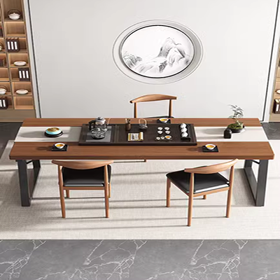 Tối giản hiện đại Bắc Âu sồi trắng bàn cà phê dài tinh khiết gỗ rắn phòng khách bàn cà phê bàn ​​cà phê thiết kế nội thất vuông - Bàn trà bàn ghế phòng khách