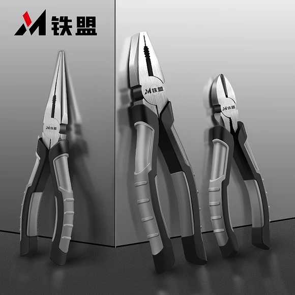 Công cụ nhập khẩu Fukuoka 4,5 inch tước kìm mini điều chỉnh tước da lộn kìm thợ điện cắt cáp thủ công máy bắn đinh