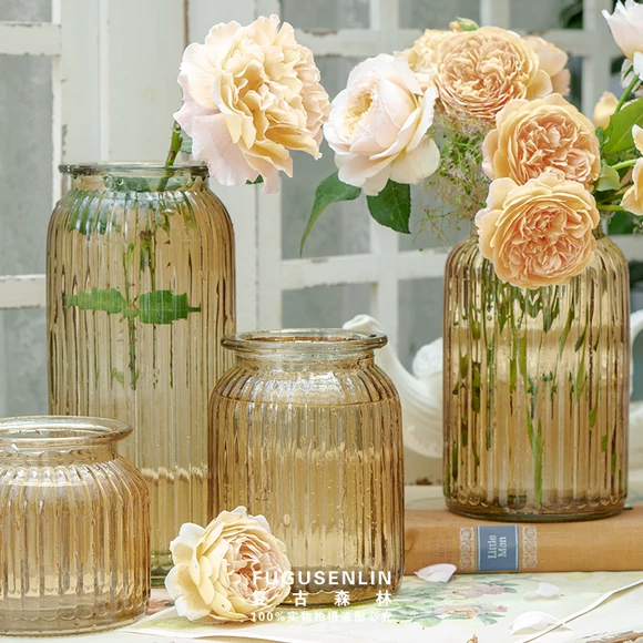 Sáng tạo bình hoa hoa bình hoa đứng acrylic dán tường cây xanh vườn hoa nồi hoa chuông mô phỏng chậu hoa nhỏ