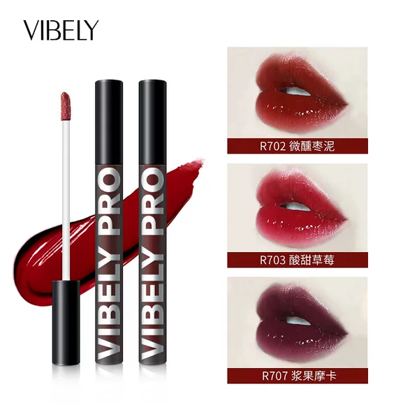 Ice Love Jelly Lipstick Lasting Moisturising Moisturising Hydrating Non-Decoloring Thay đổi nhiệt độ Bites Lip Makeup Color Lip Balm Chính hãng - Son môi son màu đỏ gạch