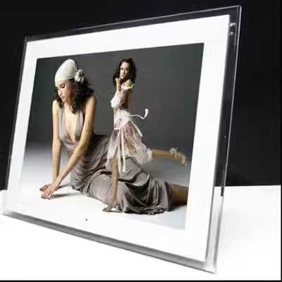 Khung ảnh kỹ thuật số khung hình kỹ thuật số độ phân giải cao 15 inch Album ảnh điện tử đa chức năng 15 inch thẻ trắng châu Á + thẻ 4G bán khung ảnh điện tử